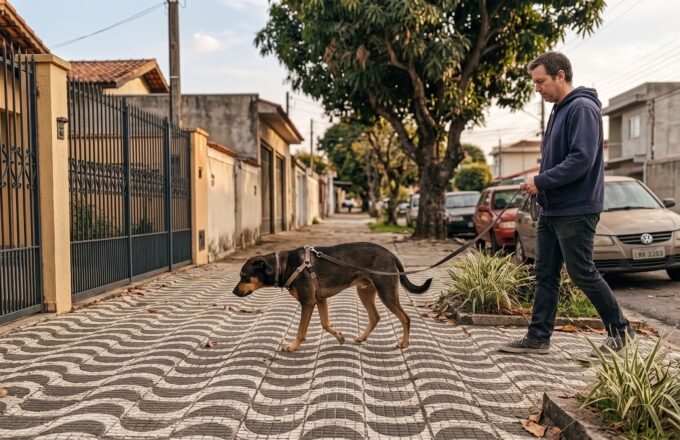 Cachorro pode ficar entediado mesmo passeando todos os dias?